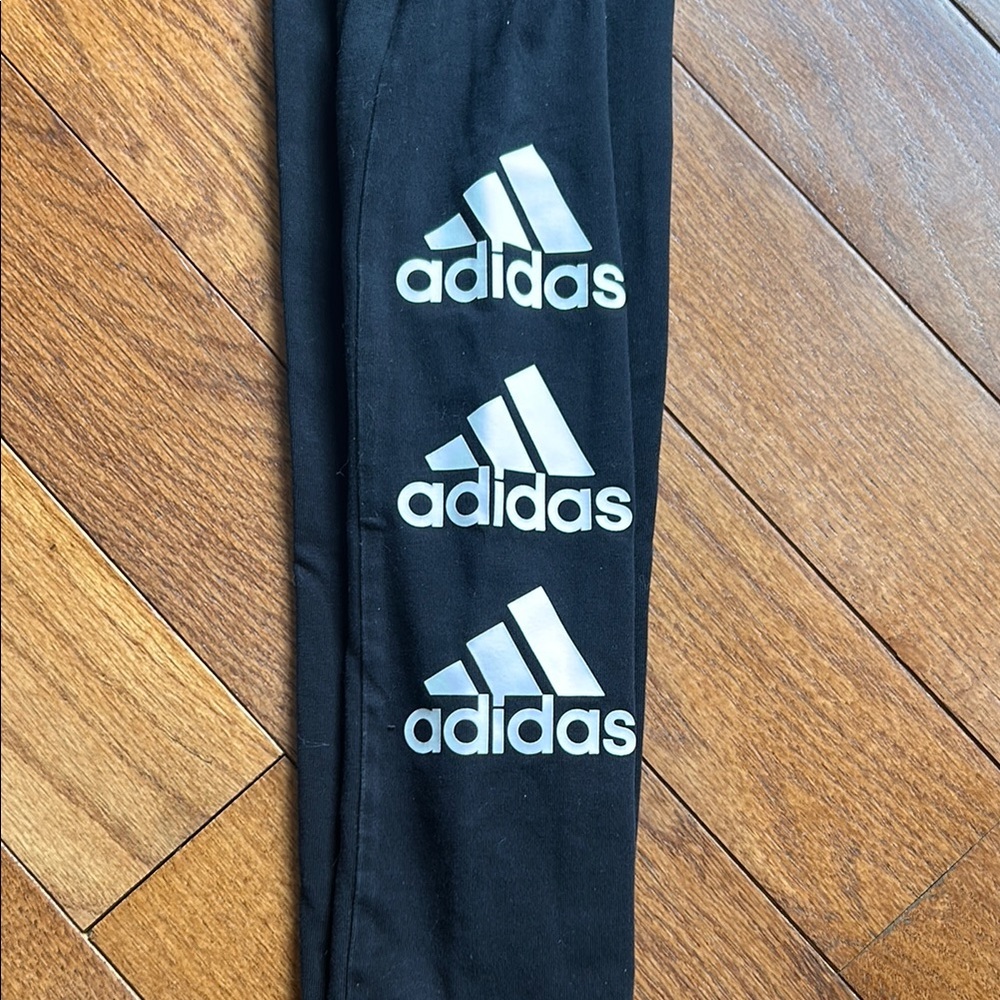 Adidas Originals Black Leggings with Logo